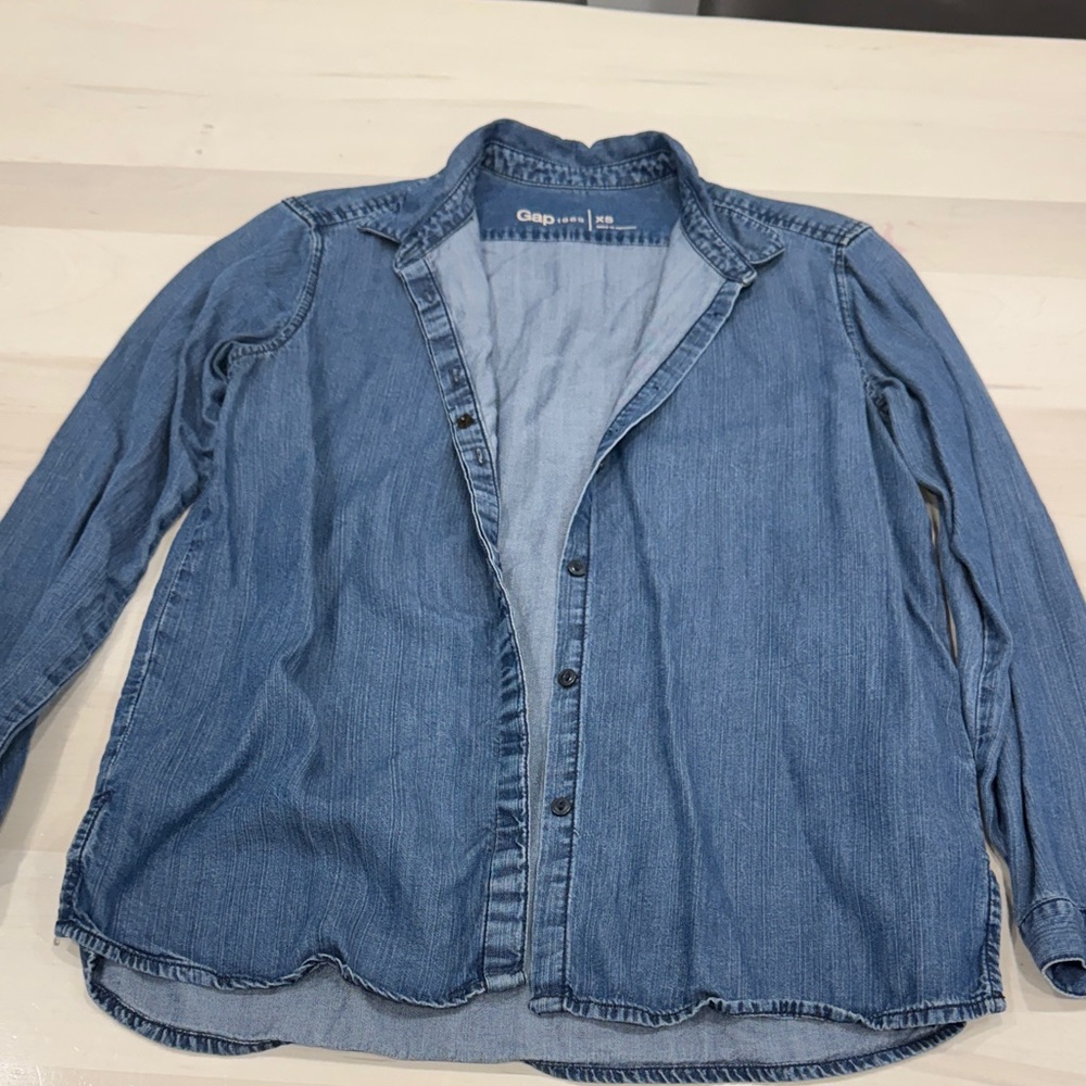 GAP Classic Indigo Button-Up Shirt